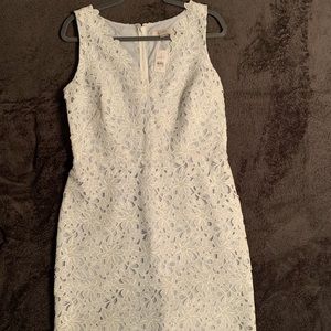 LOFT White Lace Dress